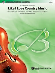 Like I Love Country Music Orchestra sheet music cover Thumbnail